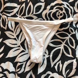 Zaful white bikini bottom